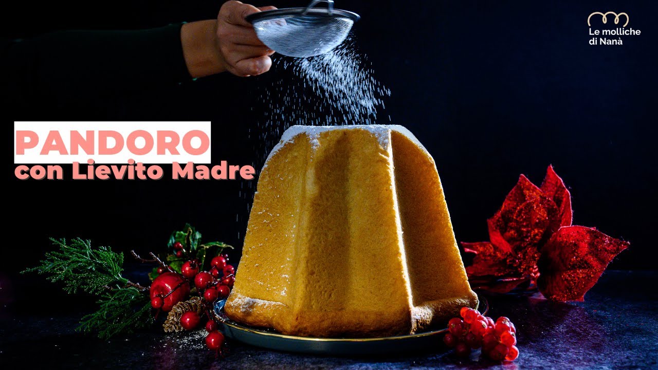 PANDORO fatto in casa - la ricetta perfetta con pasta madre per farlo come in pasticceria!