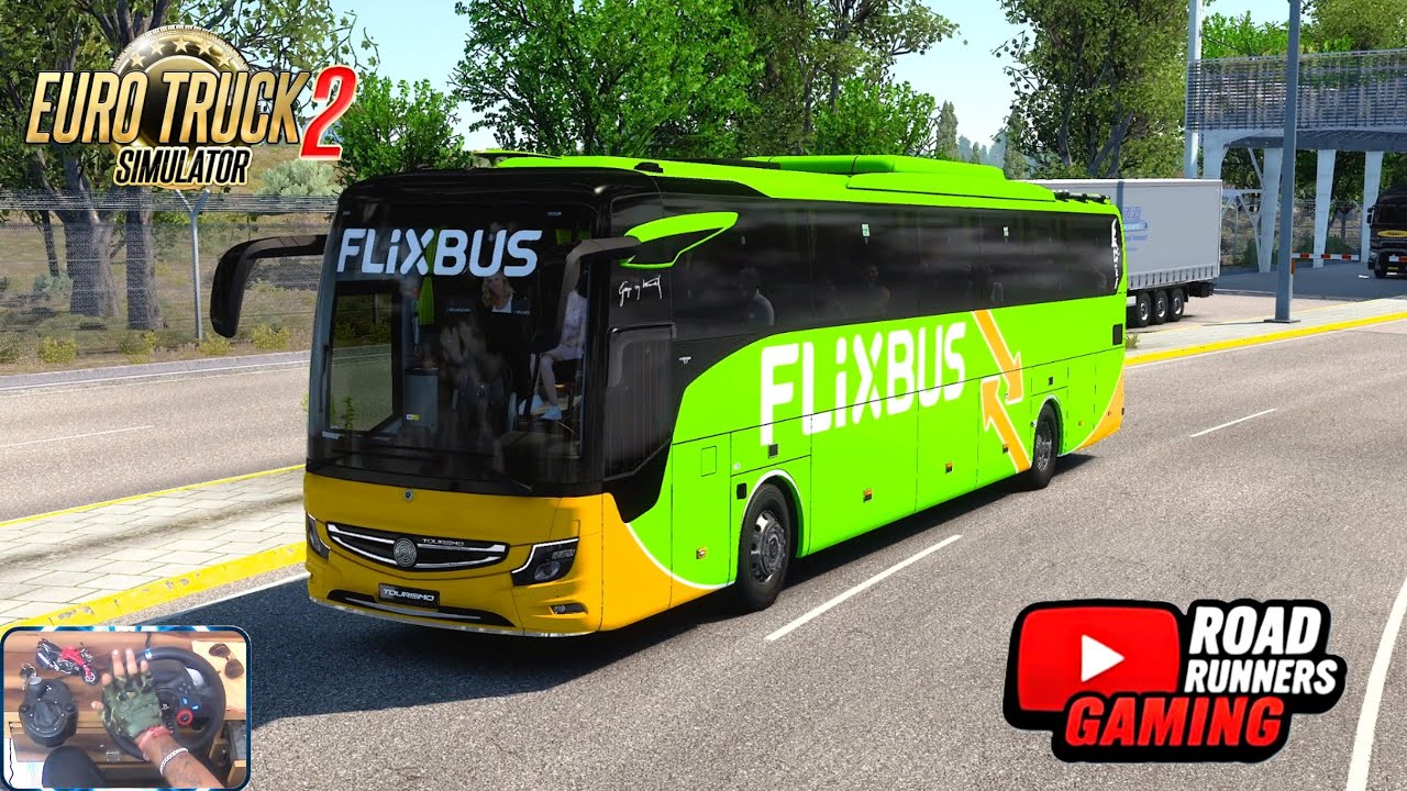 Flixbus in Greece! Mercedes-Benz New Tourismo 16 RHD Bus | ETS2 Greece DLC | Euro Truck Simulator 2