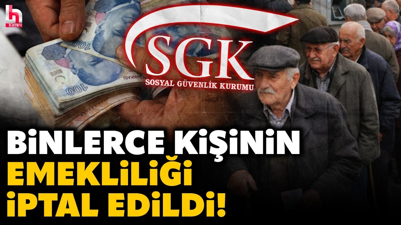 SGK'DAN BÜYÜK ŞOK! Yüzbinlerce kişinin emekliliği iptal edildi! Maaşlar faiziyle geri alınacak!