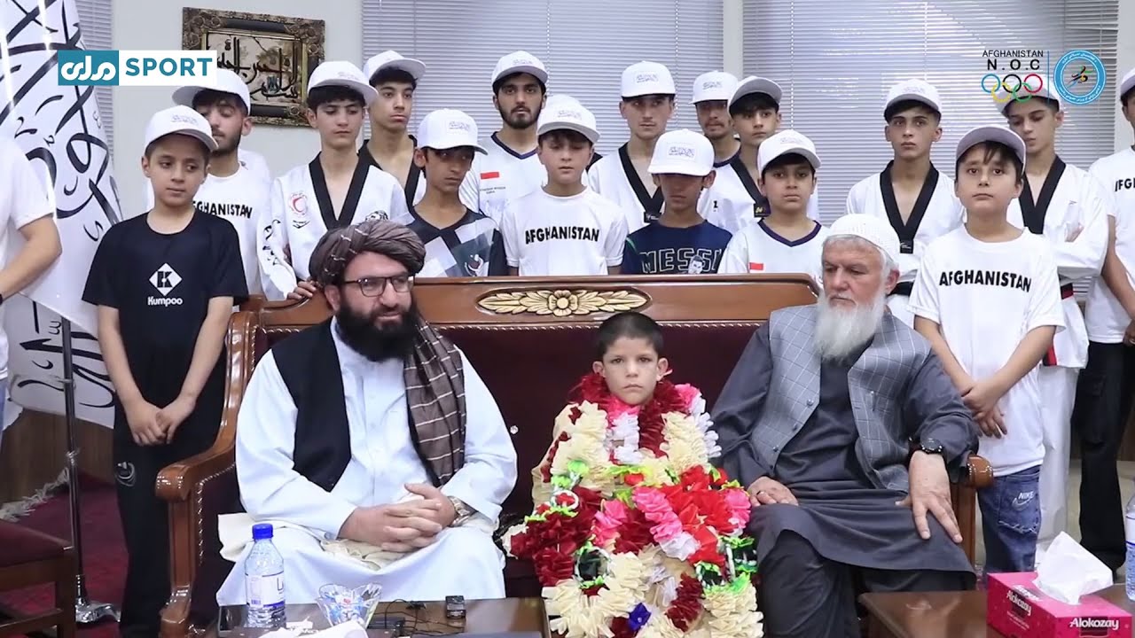 د افغانستان بدني روزنې او سپورټ ملي ادارې رهبرۍ افغان نابغه سمیع الله افغان وستایه