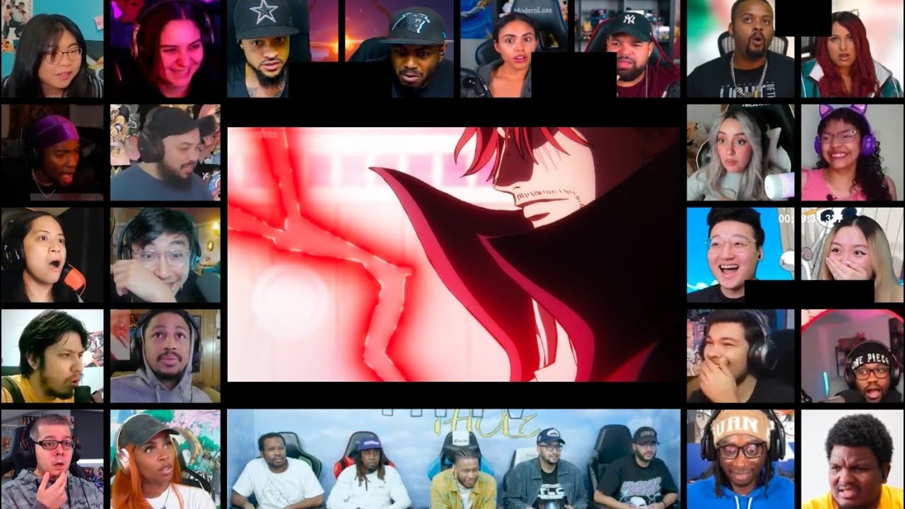 🔥SHANKS Uses Conqueror&rsquo;s HAKI on GREENBULL | ROBIN LEARNS WANO'S HISTORY | One Piece Reaction Mashup