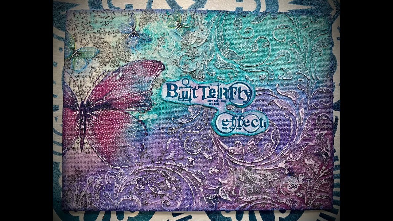 Butterfly Effect - Mixed Media Art Tutorial