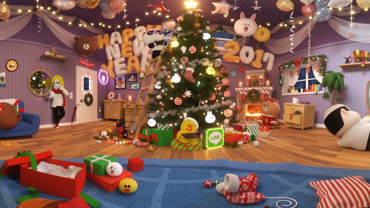 [360° VIDEO] Let’s have a Holiday Party! / BROWN & FRIENDS