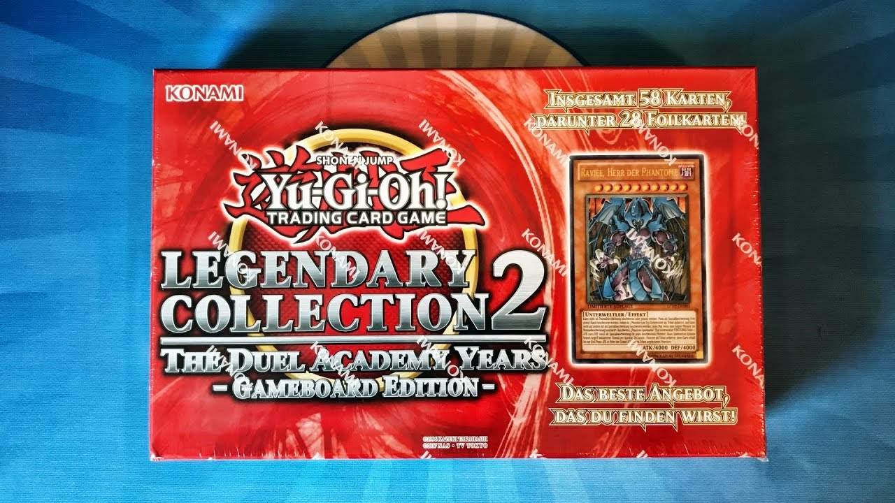 Legendary Collection 2: The Duel-Academy Years Gameboard Edition Opening/Unboxing Yugioh Karten