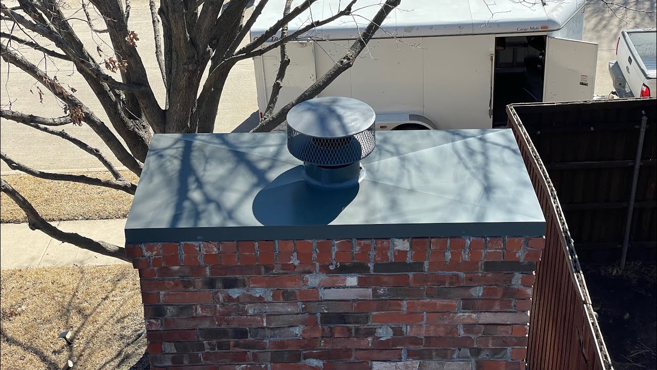 Flat chimney cap fabrication
