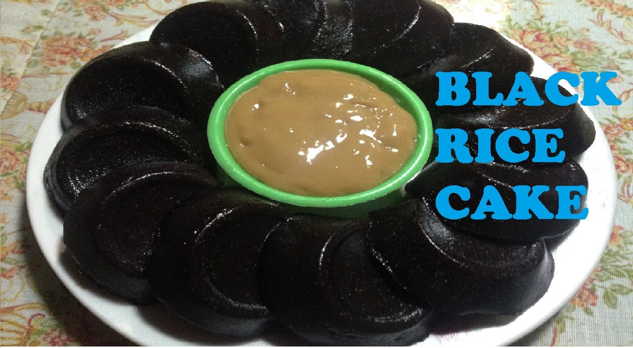 Black Kutsinta/Black Rice Cake with Yema dip