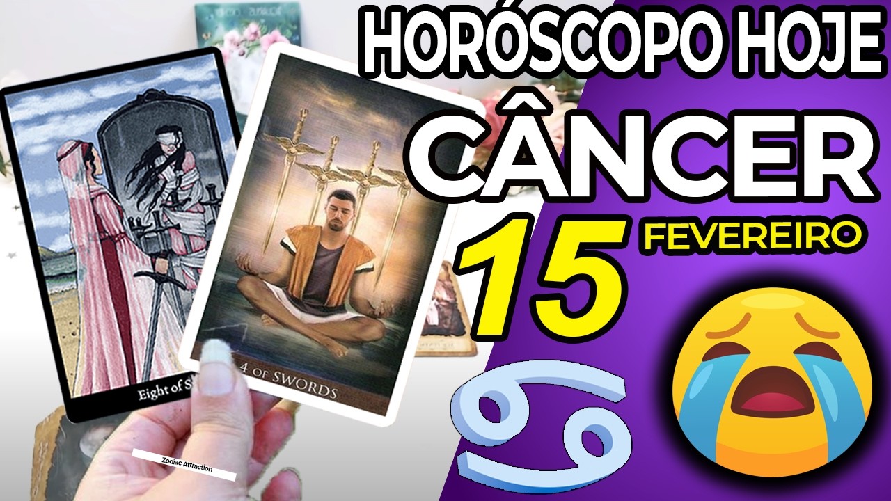 😭 VOCÊ VAI CHORAR COM ISSO 😭 Câncer ♋ 15 Fevereiro 2026 | Horoscopo do dia de hoje ♋ Tarot Câncer
