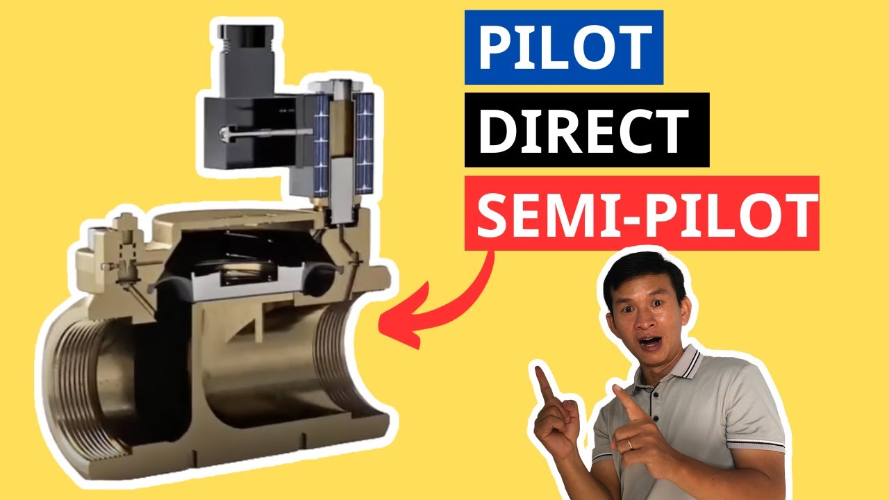 Hiểu Van điện từ (Solenoid valve) đóng mở trực tiếp, gián tiếp (pilot), bán trực tiếp để dùng đúng