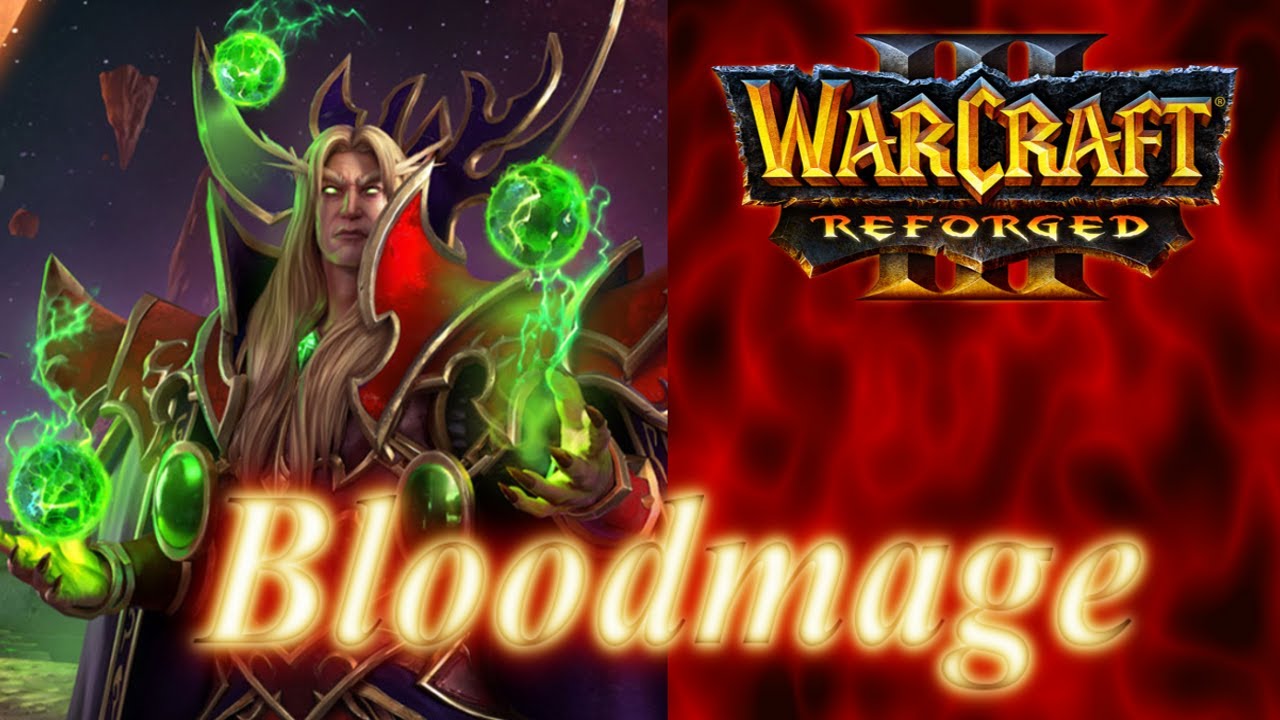 Bloodmage - Warcraft 3 Human 4v4 Random Team Game [Deutsch] WC3 Reforged | Full Gameplay
