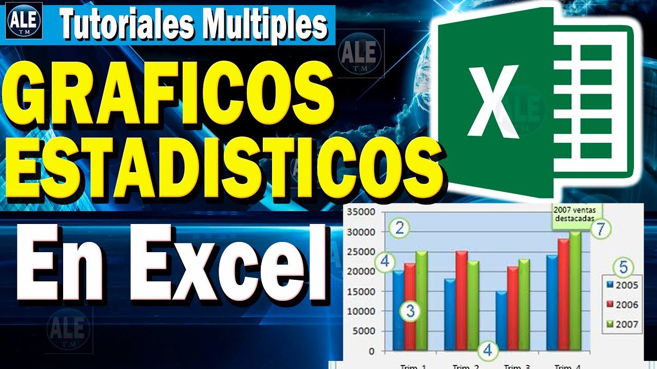 Como Hacer GRAFICOS ESTADISTICOS En Excel  y Sus Estilos ✅