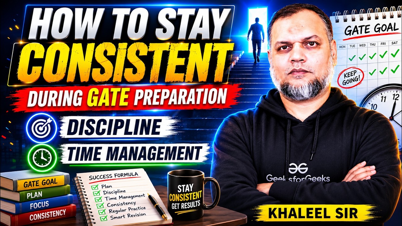 🔥 How Toppers Stay Focused for GATE Preparation || Study Smarter, Rank Higher