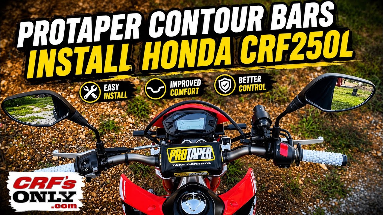 Honda CRF250L CRF300L ProTaper Bars Install CRFs Only