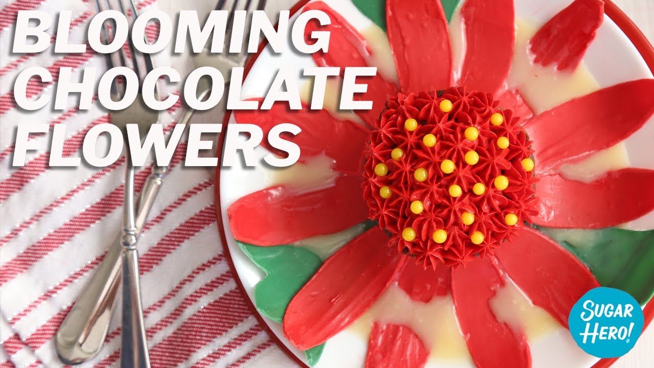 Blooming Chocolate Flowers
