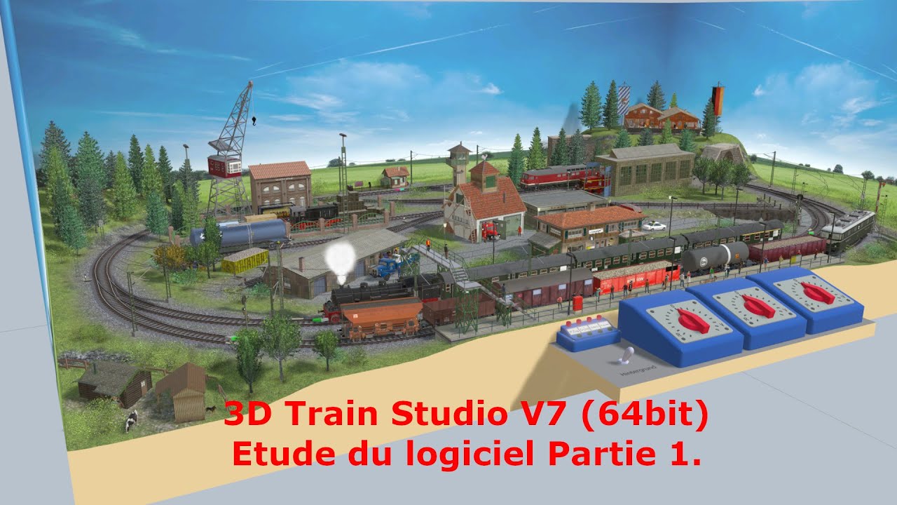 3D Train Studio V7 Etude du logiciel Partie 1,