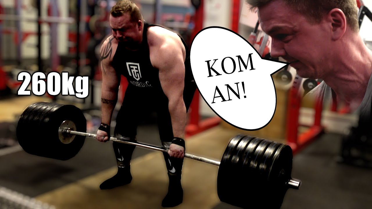 15 REPS PÅ 260kg MARKLØFT