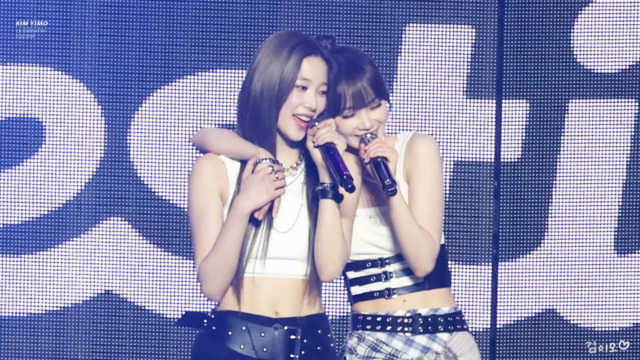 250601 르세라핌(LE SSERAFIM) 2025 Weverse Con Festival 카즈하(KAZUHA) 멘트타임 직캠 by 김이모 - 4K