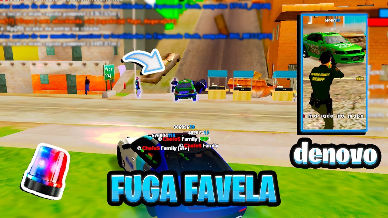 DERAM FUGA PRA FAVELA PRA TENTAR FUGIR DA BOPE DUAS VEZES ! - HORIZONTE RP 1 - GTA SAMP
