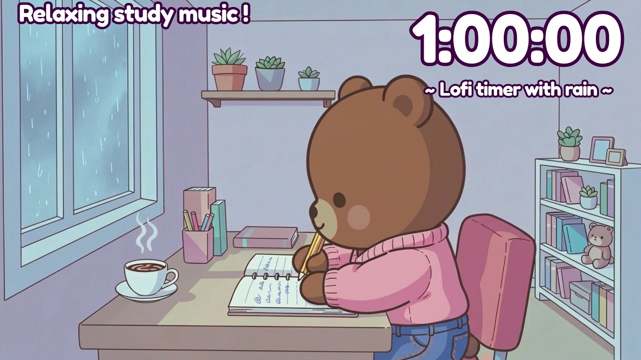 Relaxing Rain Sounds for Studying | Lofi Music 🎵