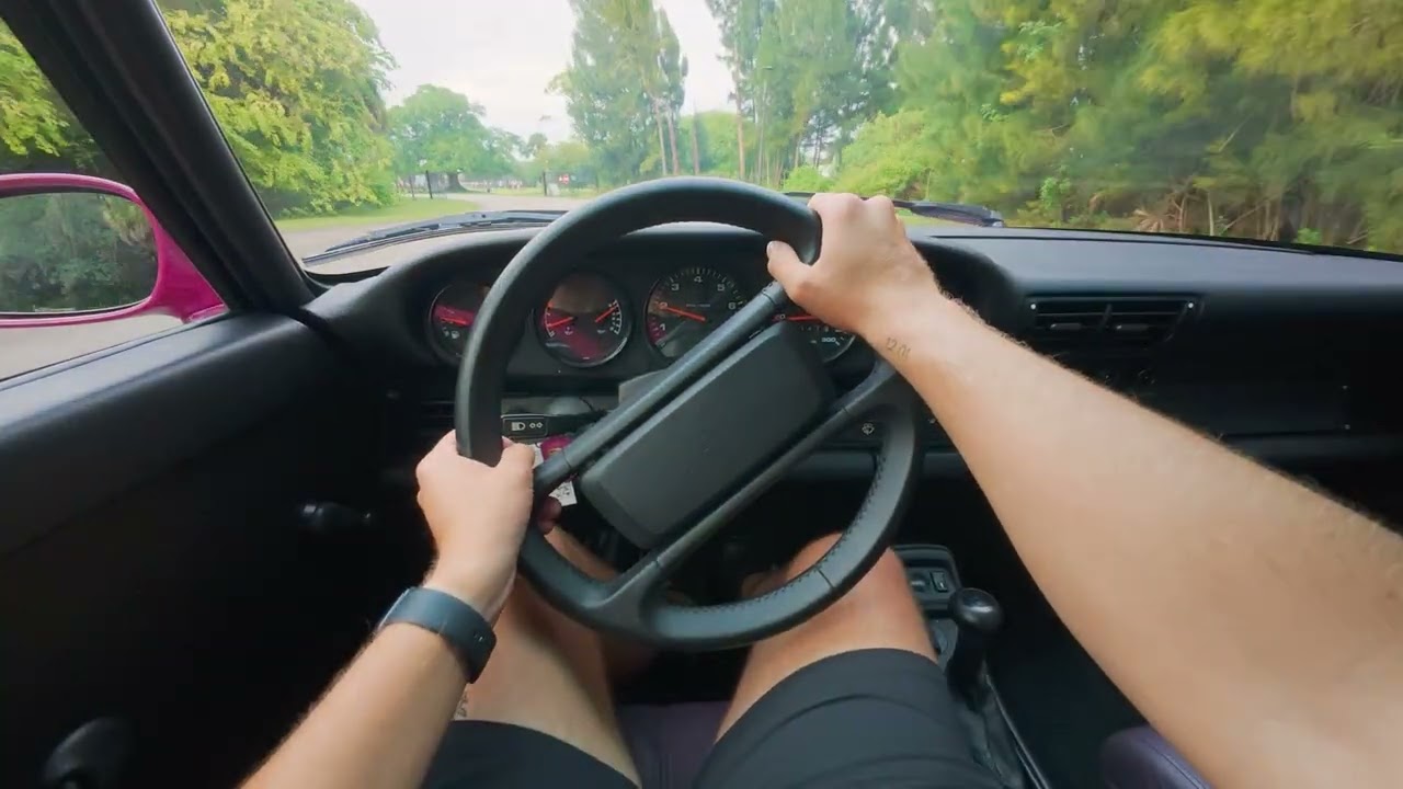 1992 Porsche 911 Carrera RS cold start, driving, walk around video