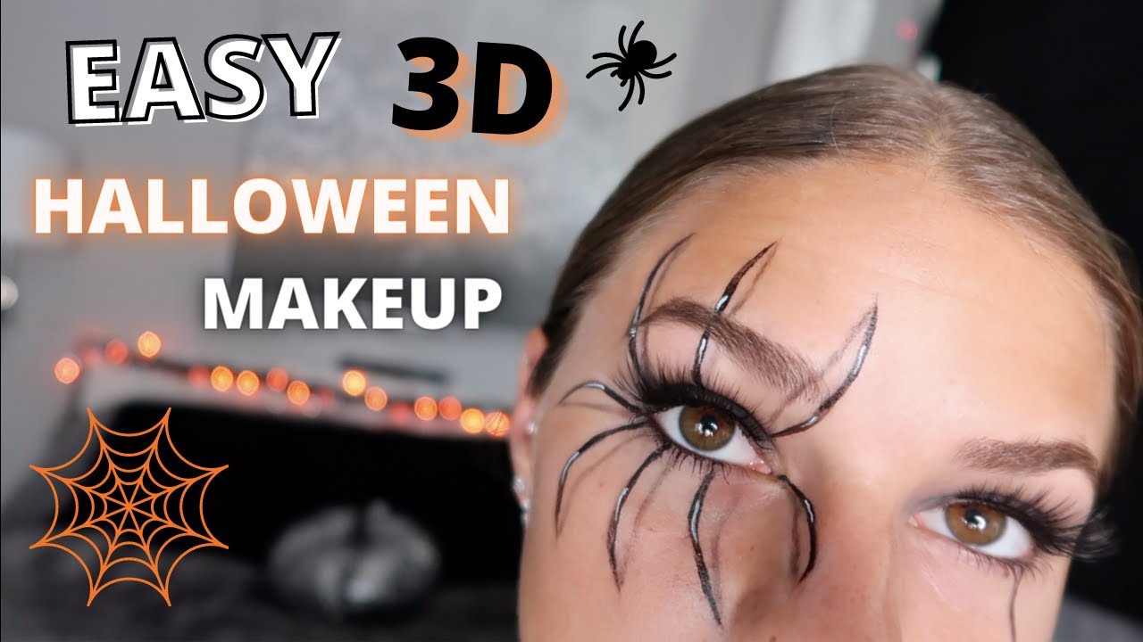 3D SPIDER EYE MAKEUP TUTORIAL | STEP BY STEP HALLOWEEN LOOK