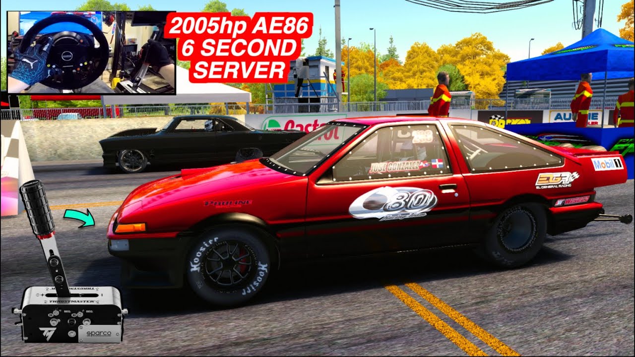 2005hp DRAG AE86 In REALISTIC Puerto Rico D&O 6 Sec SERVER w/Sequential Setup!