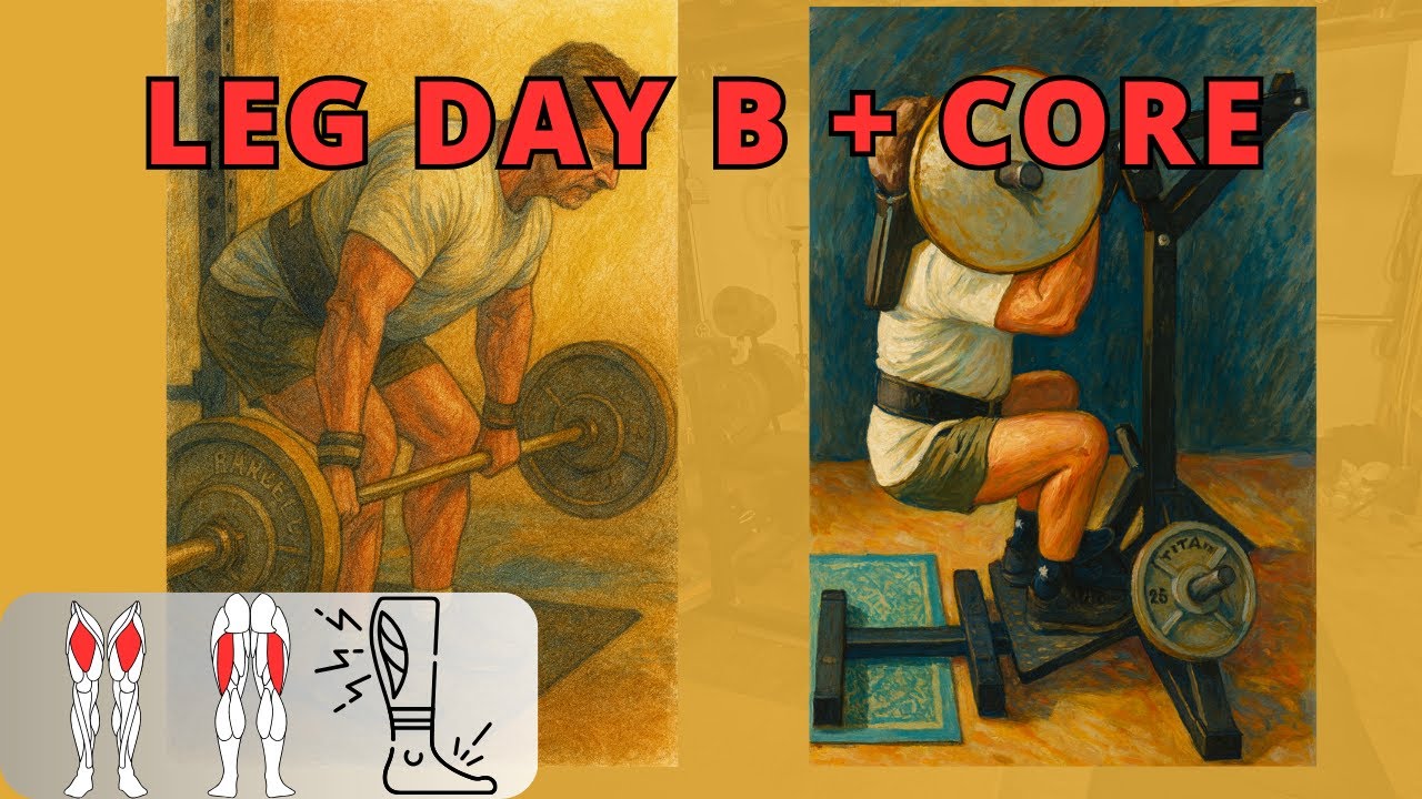 Leg Day B: Complete Lower Body & Core Workout