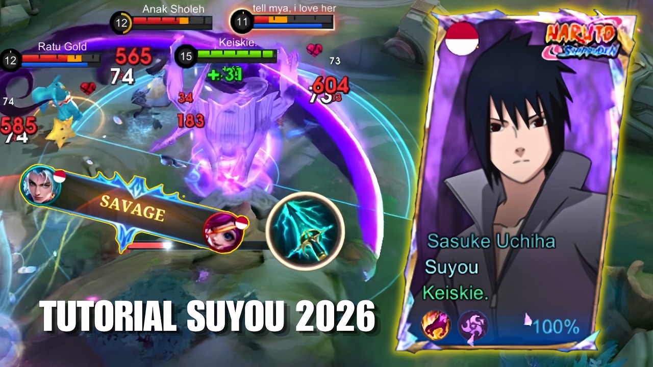 SUYOU SAVAGE GAMEPLAY ! TUTORIAL SUYOU JUNGLER PATCH TERBARU 2026 ! WAJIB PAKE SKY PIERCER ! MLBB