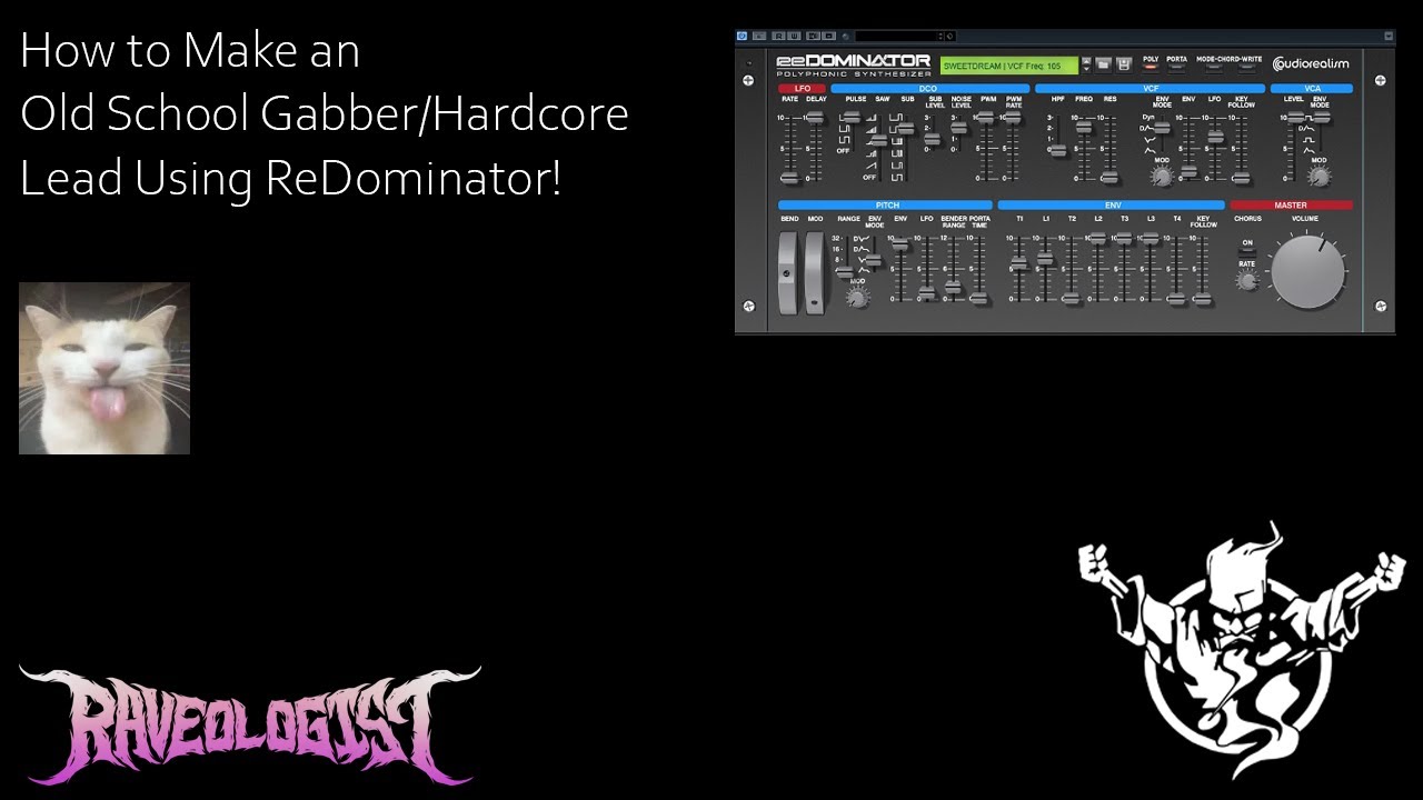 How to Make an Gabber/Hardcore Lead Using ReDominator!