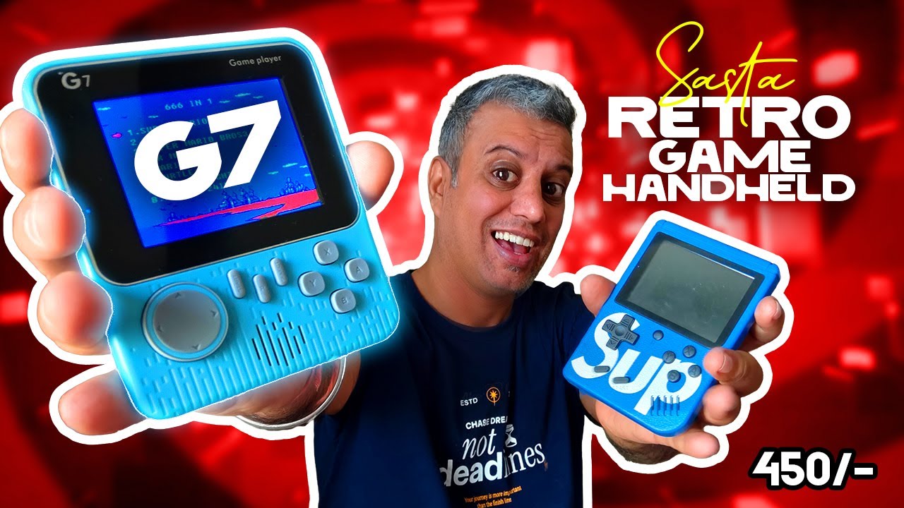 I Tested G7 Retro Game Handheld Review | 666 in 1 Games in ₹450 😱 | Worth It or Waste?