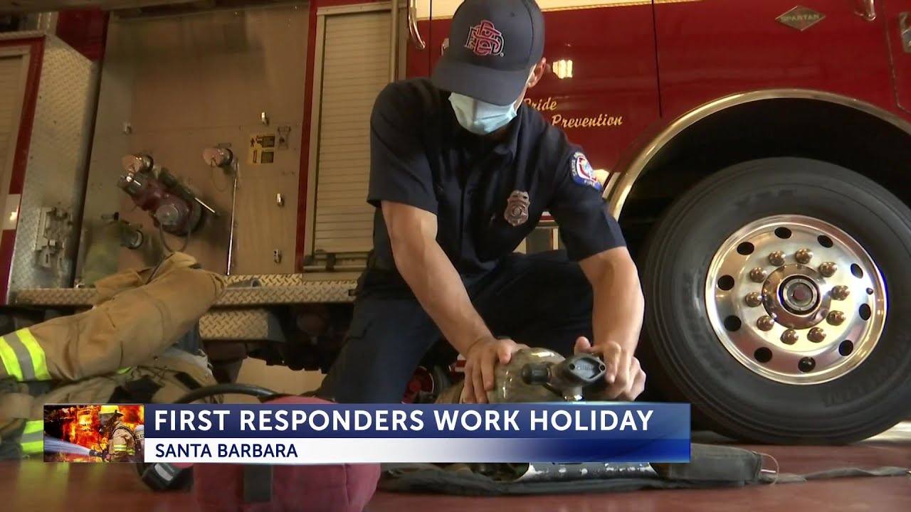 Christmas with Santa Barbara City Fire prepared in case of emergency