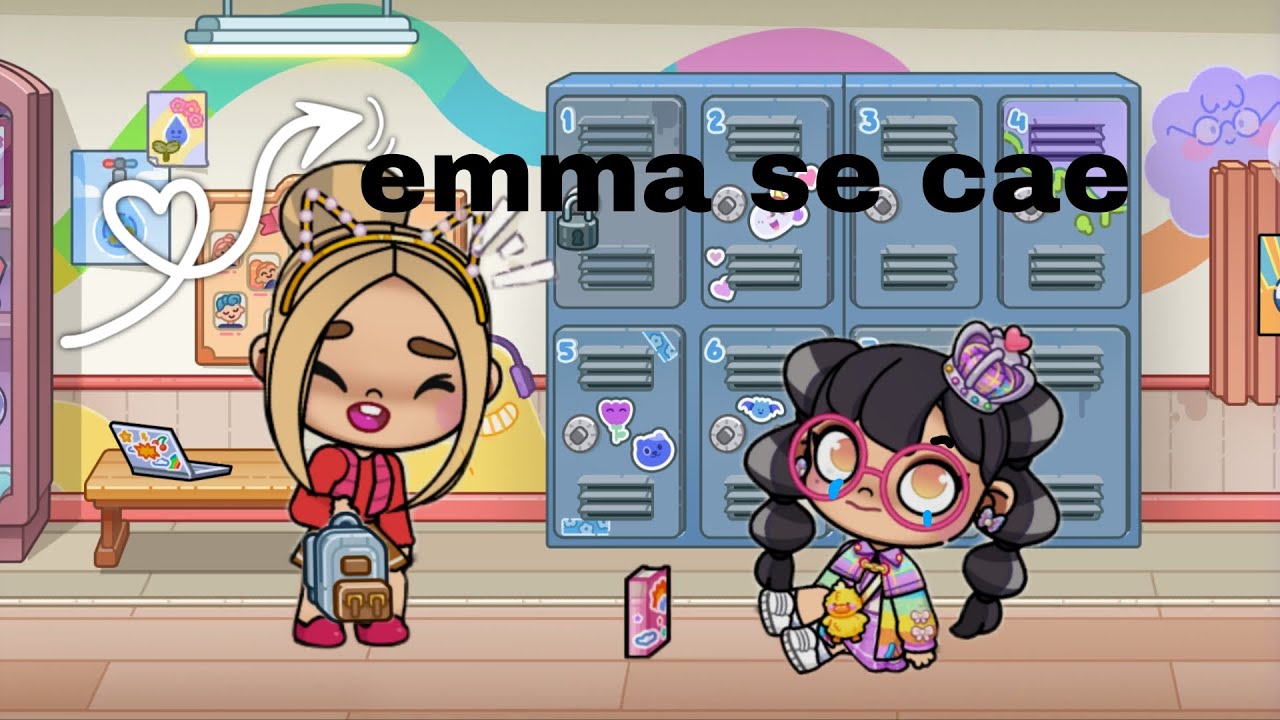 Emma se cae por culpa de emilia😢,@lupi world