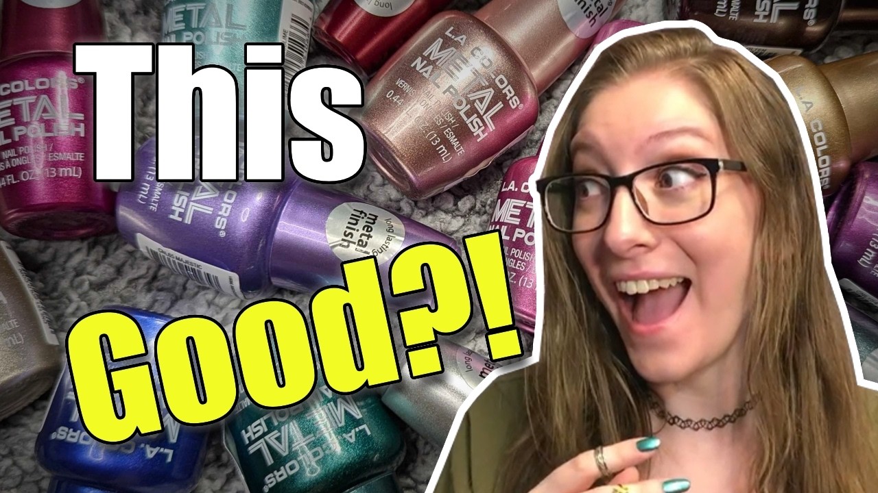L.A. Colors Metal Collection Review. Insane Opacity?!