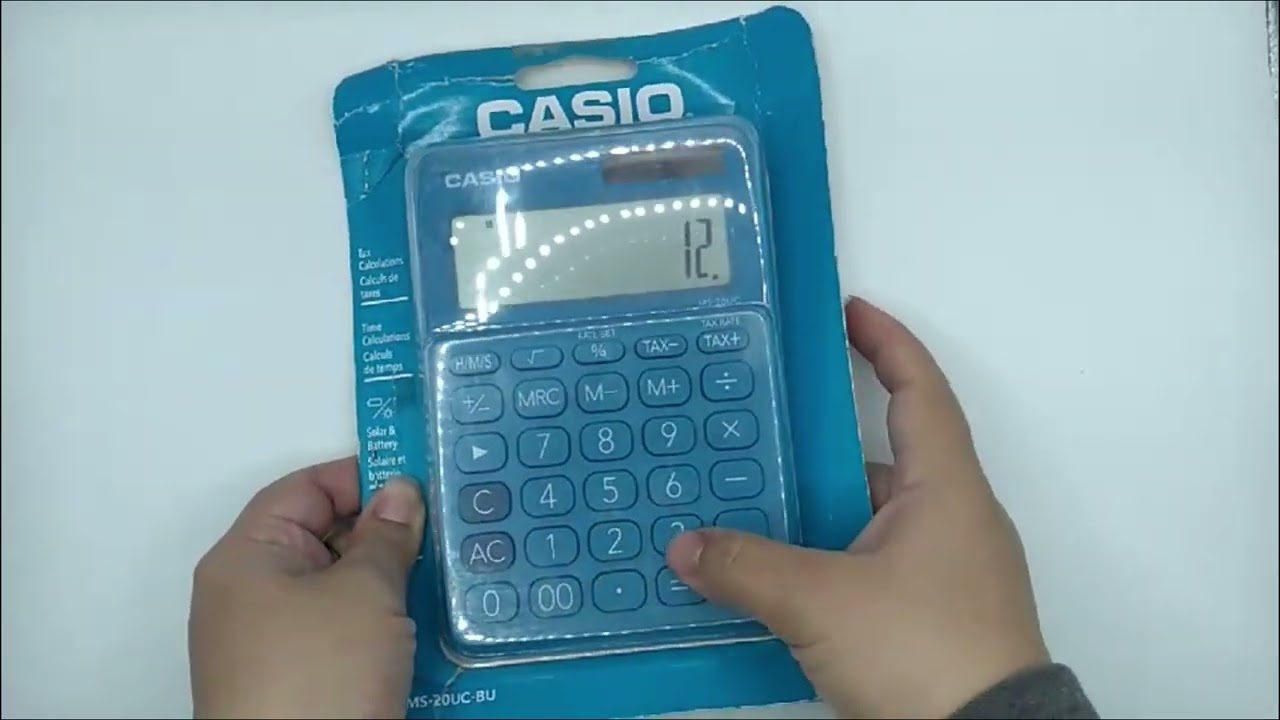 Calculadora Casio MS 20UC BU
