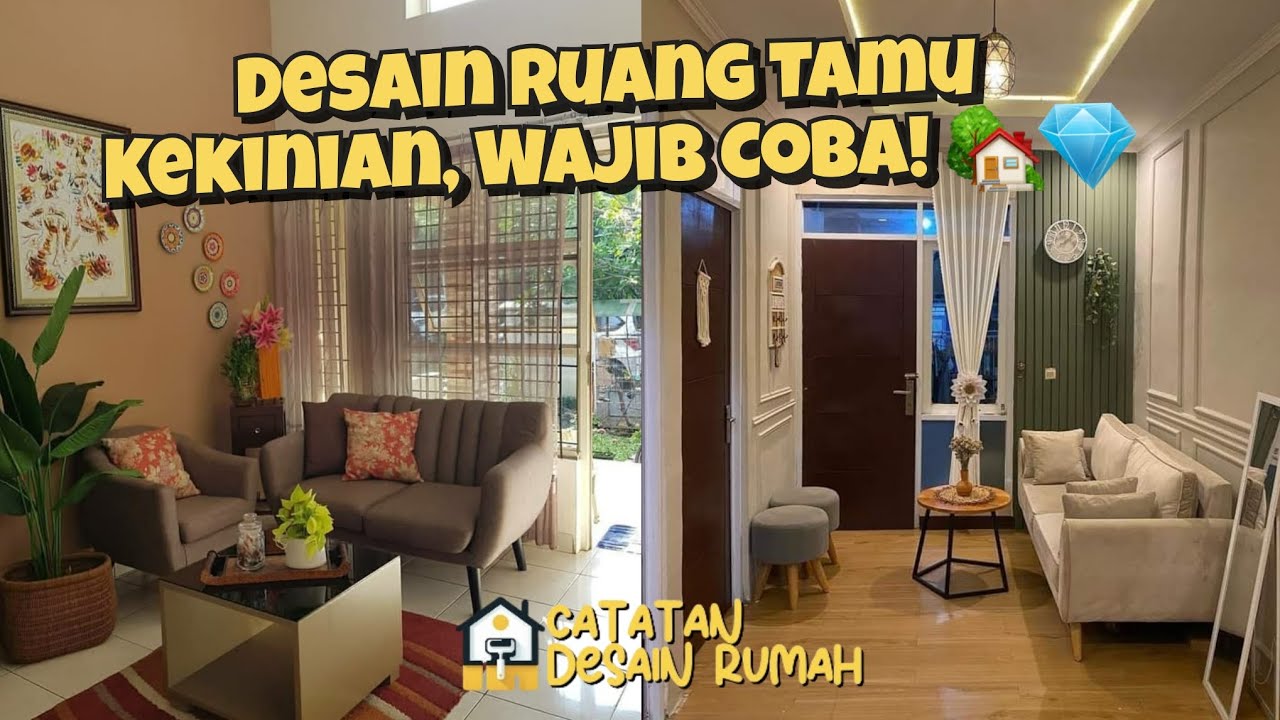 Inspirasi Desain Ruang Tamu Minimalis | Tips Menata Ruang Tamu Modern, Nyaman & Estetik!