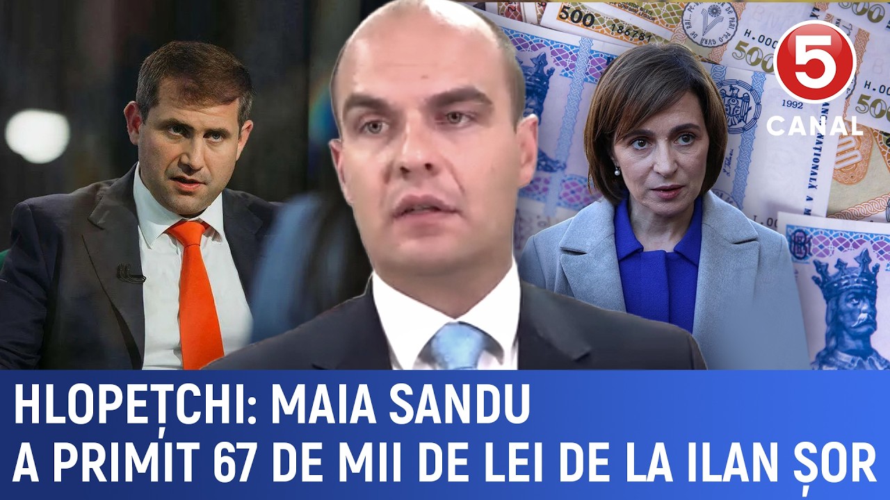 Hlopețchi: Maia Sandu a primit 67 de mii de lei de la Ilan Șor