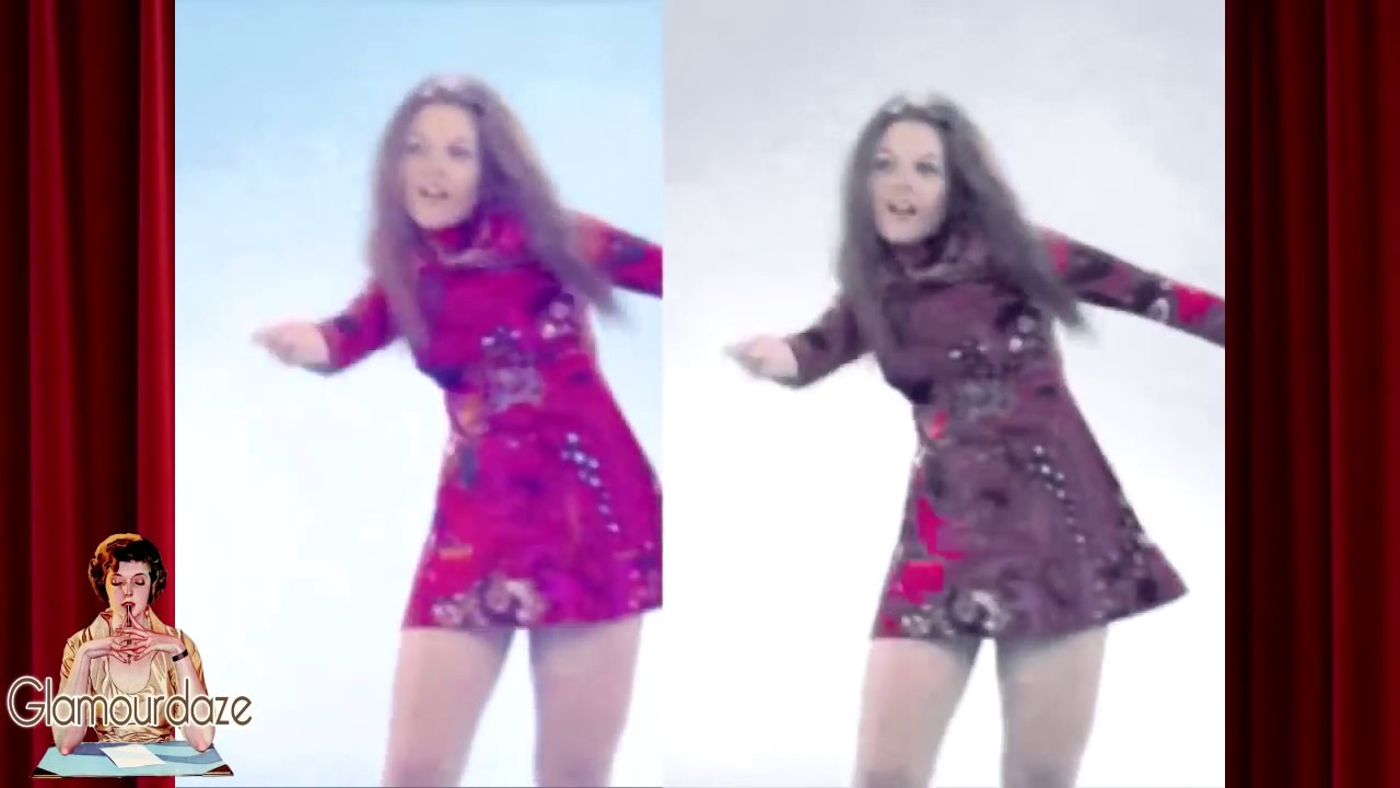 Groovy 1960s Dancer: Psychedelic Color Graded Version
