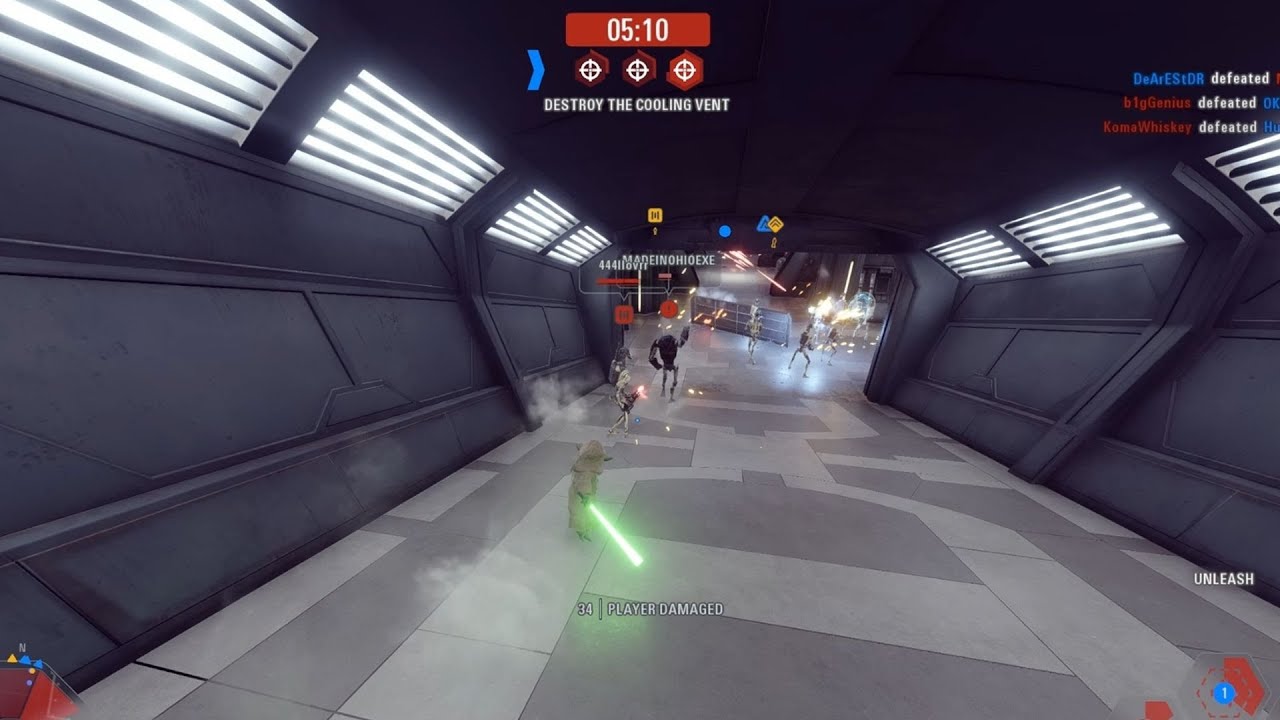 Yoda Makes His Own Hallway Scene | Supremacy | Star Wars Battlefront 2