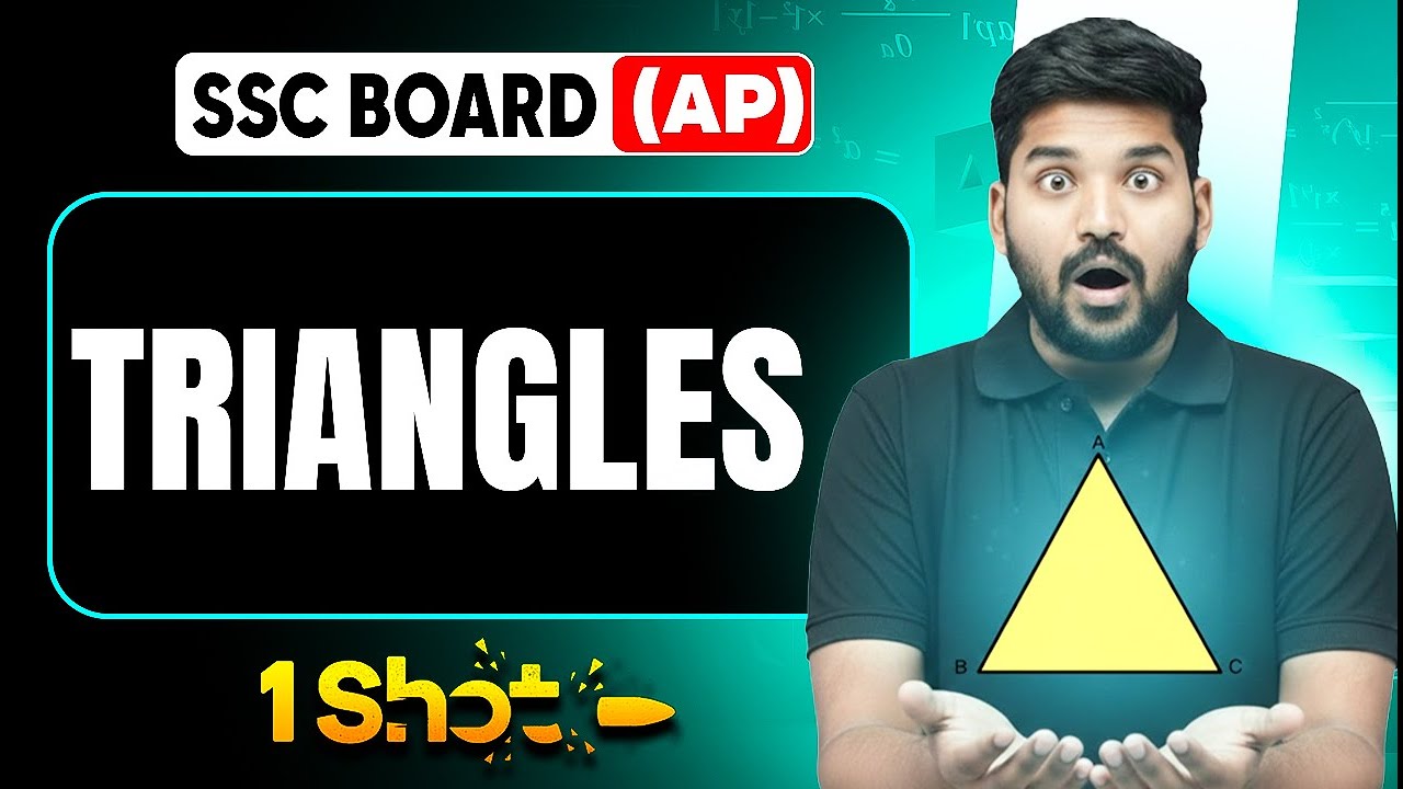 Triangles in 1 Shot | Maths in Telugu | Class 10 AP Board