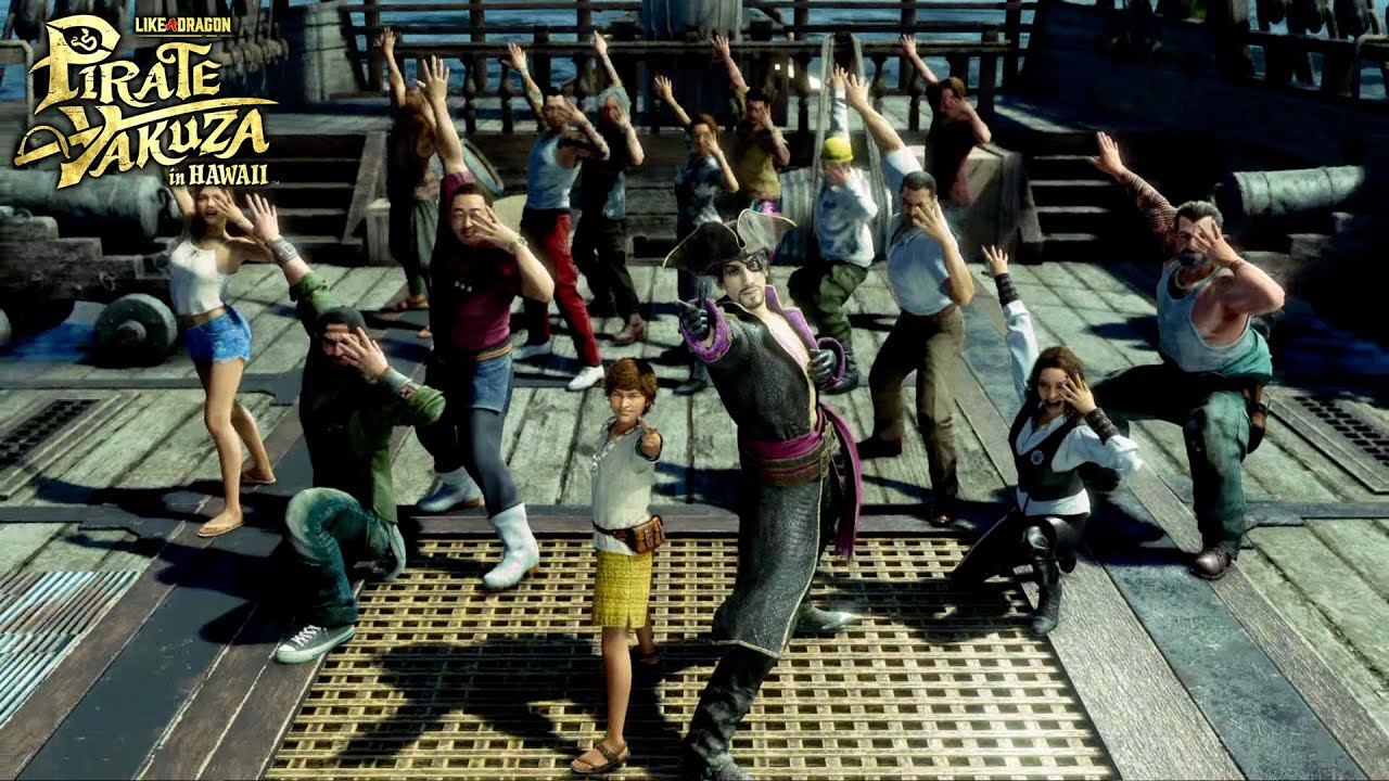 Like a Dragon: Pirate Yakuza in Hawaii- Ending Dance Scene