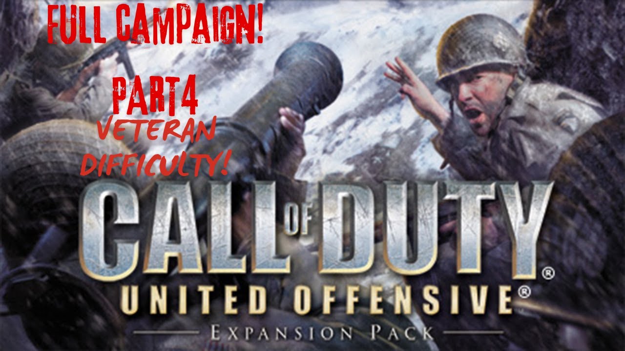 COD1 United Offensive DLC Part 4 Veteran Difficulty
