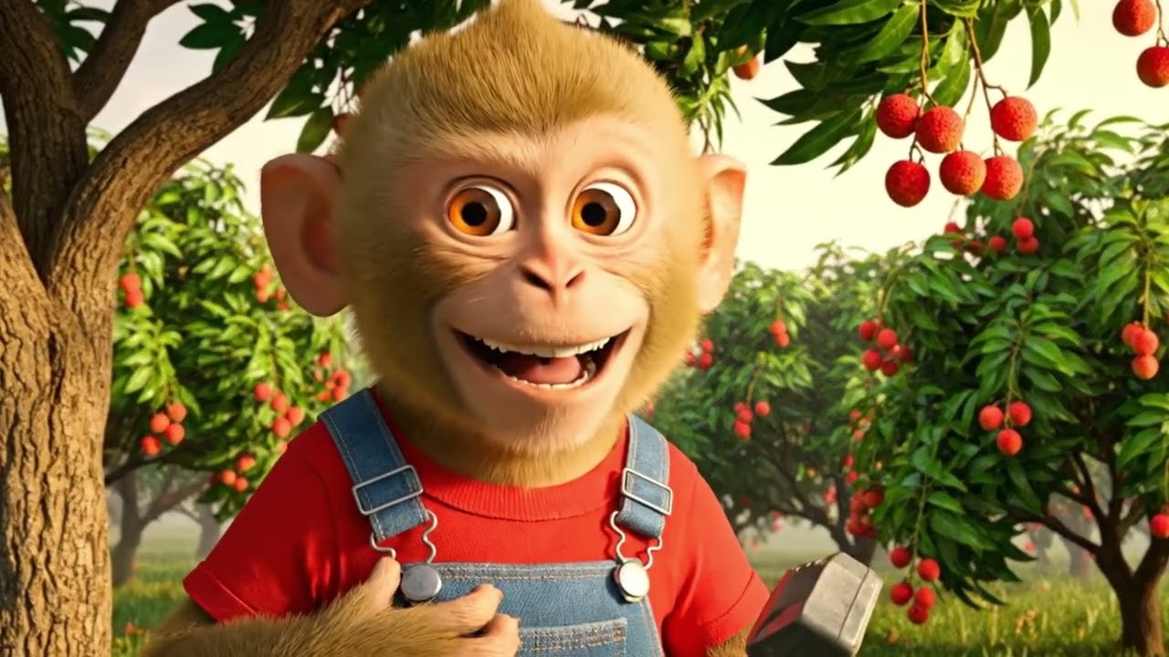 Monkey Milo Sets a Clever Trap to Catch a Cunning Fruit Thief | Farm Story EP1full 1