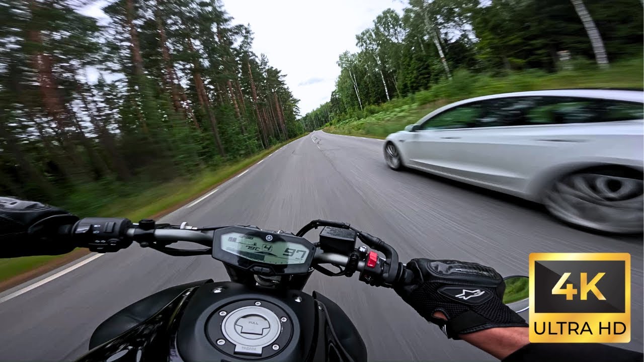 MT-07 ASMR | FULL EXHAUST RAW SOUND (LOUD!)