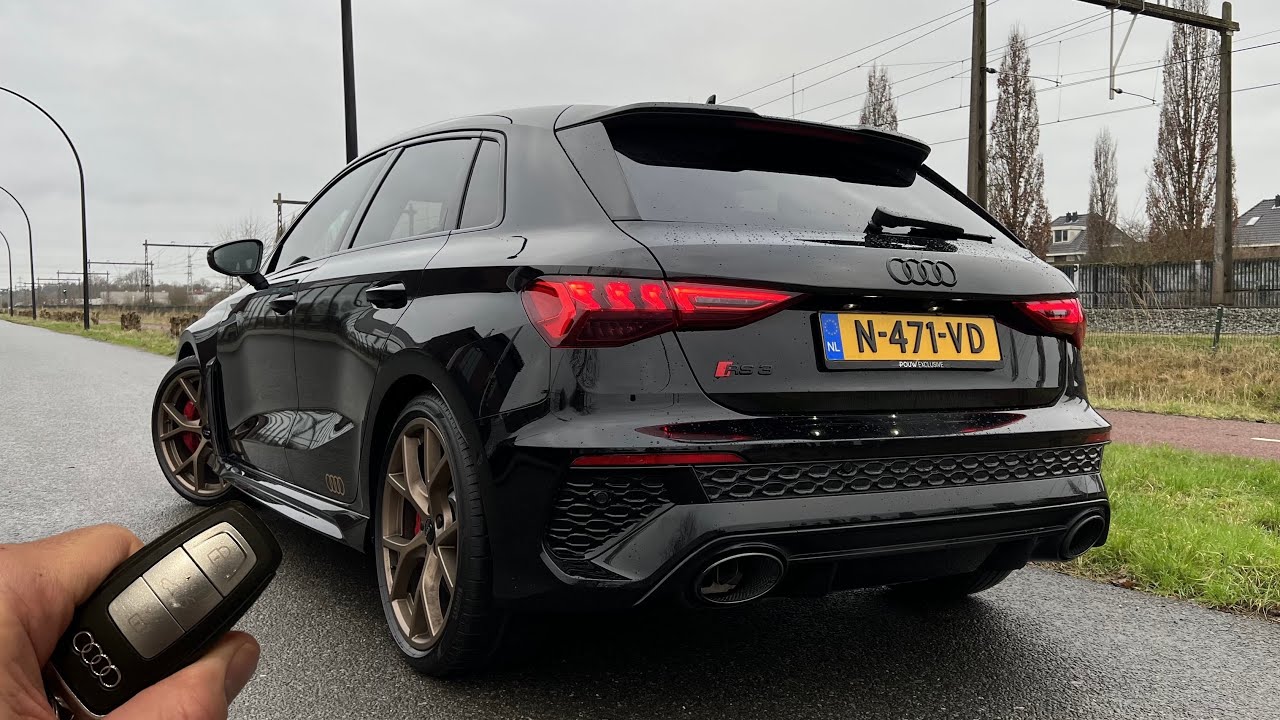 2022 Audi RS 3 Sportback (400hp)| Launch control, Sound, Acceleration, Visual Review, Lightshow