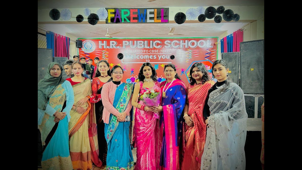 🎓✨ Farewell to the incredible journey of 12th class at H.R. Public School.