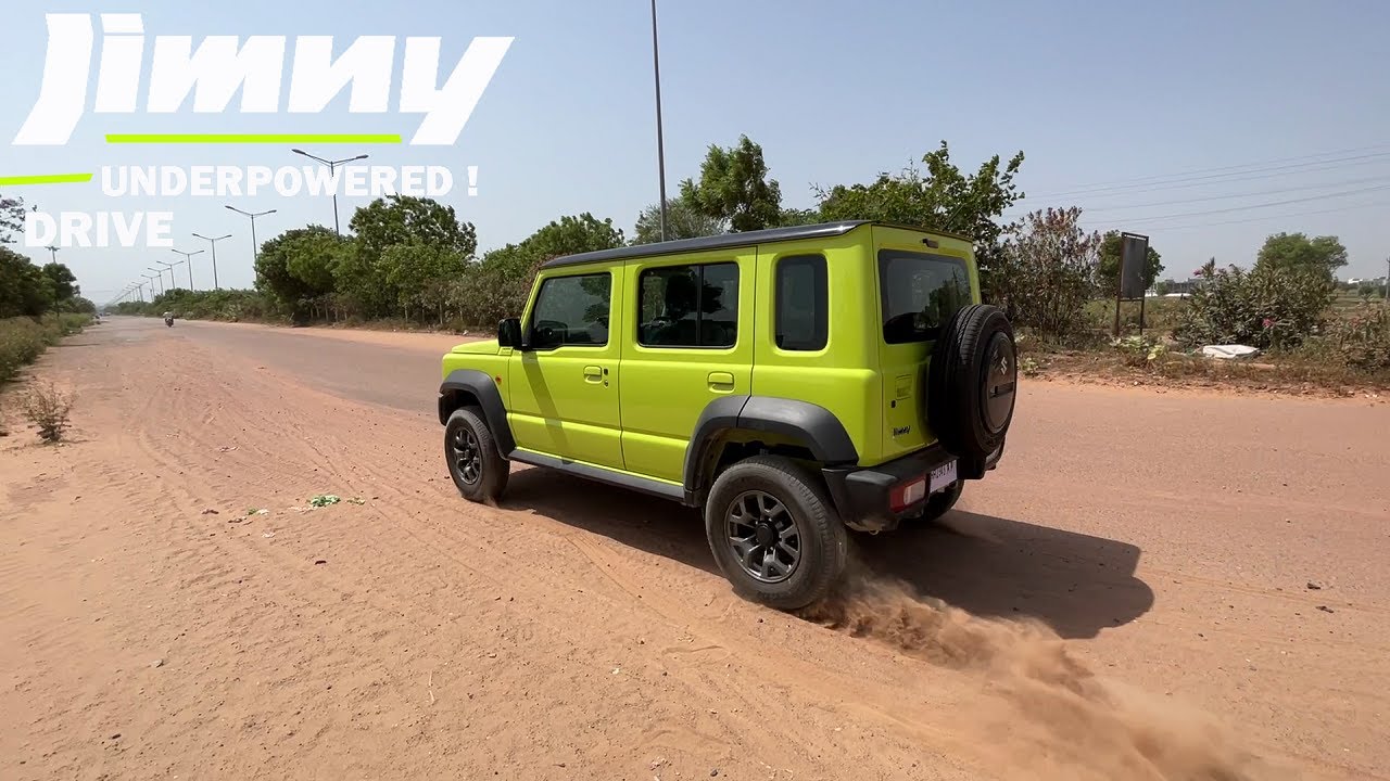 Jimny AT Drive On HIGHWAY & CITY *4L,4H Top Speed* Underpowered AT ?