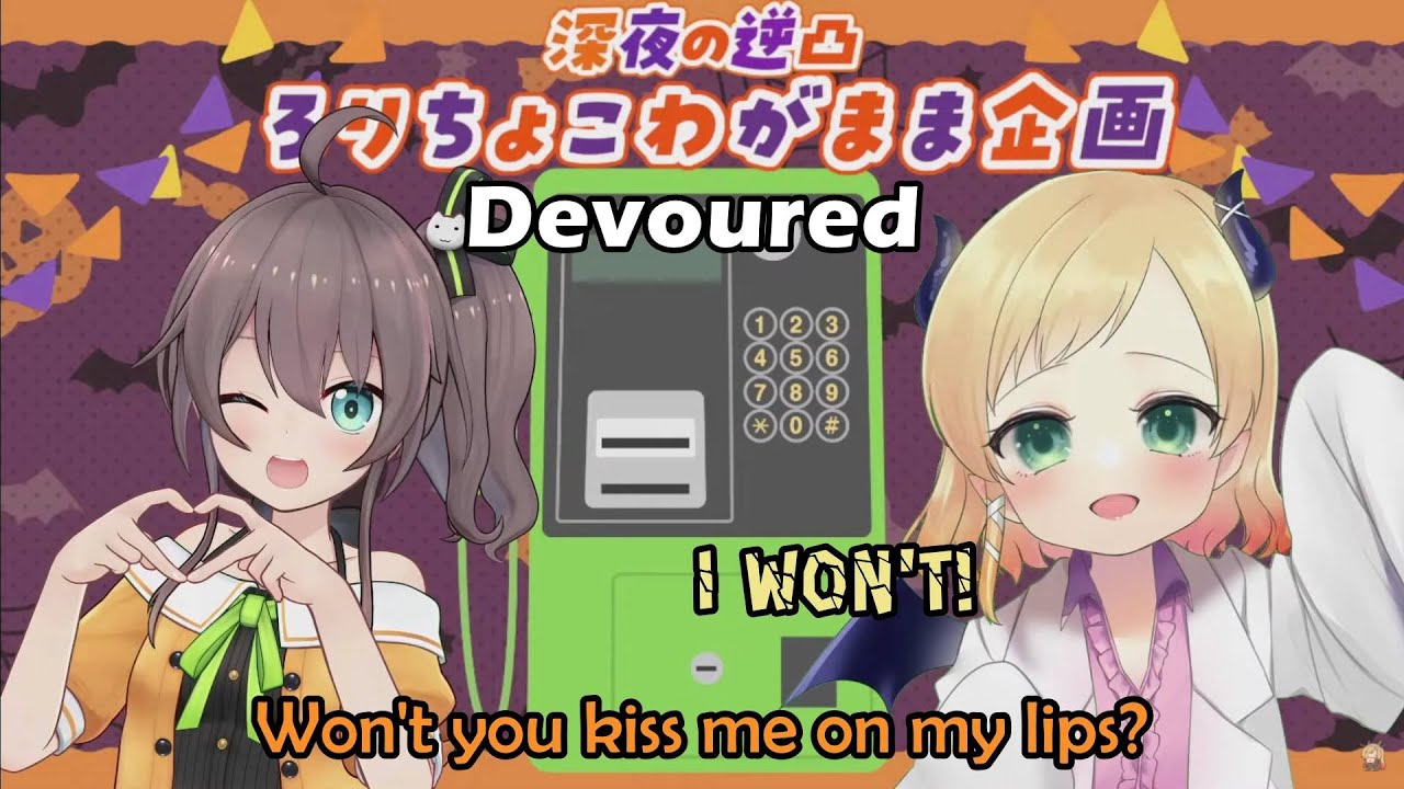 Loli Choco Asking For Trick or Treat to Matsuri But Got Devoured Instead【Hololive Eng Sub】