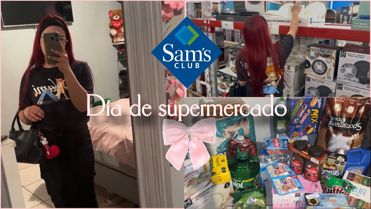 Mi primer video oficialmente✨acompáñame a hacer el mandado del mes 🩷🫰🏻