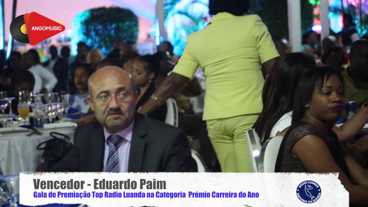 Top Rádio Luanda 2016 - Categoria Carreira do Ano - Eduardo Paim