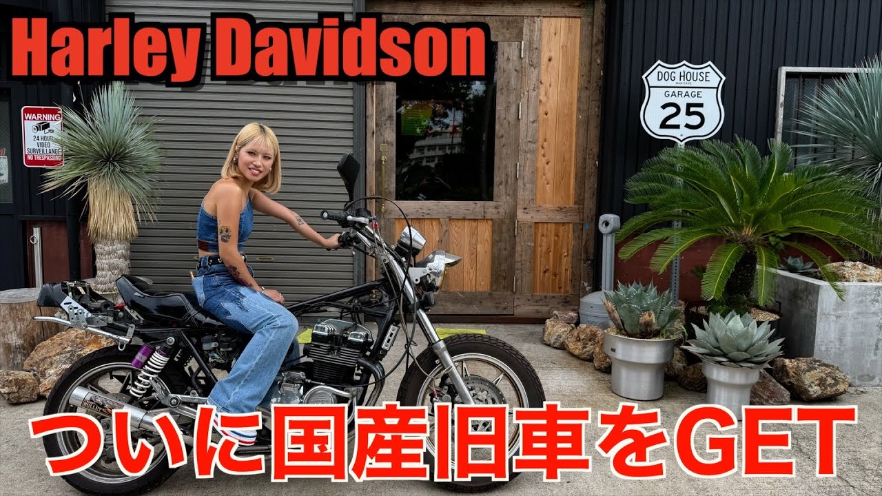 【ハーレー】本気で国産旧車GETしました。Harley Davidson