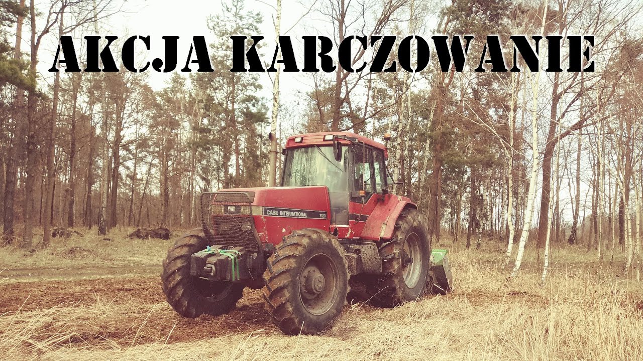 Akcja Karczowanie 🔥 Case International 7120 i karczownik w akcji!